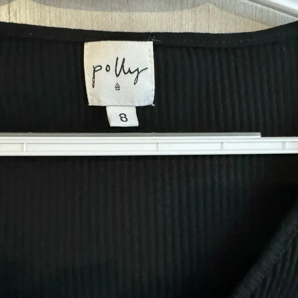 Princess Polly Black‎ Long sleeve Cropped Top - Image 3