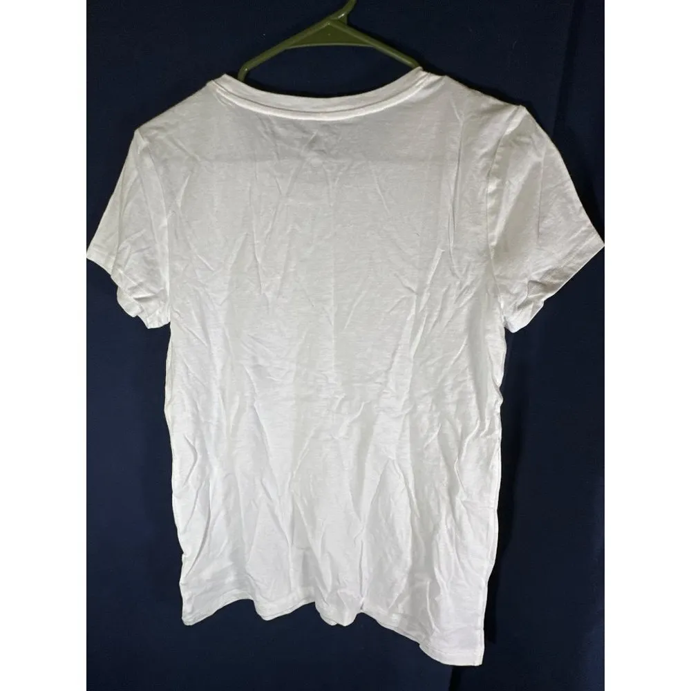 Gap Womens Favorite Graphic T-Shirt NYC Medallion White, Size M, NWT - Image 5