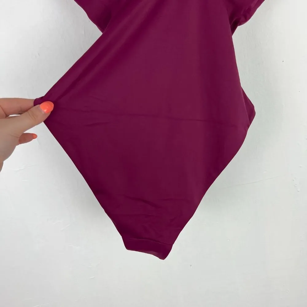 NWT Andie Swim The Santorini One Piece Swimsuit Flat Plum Size XS NEW - Image 13