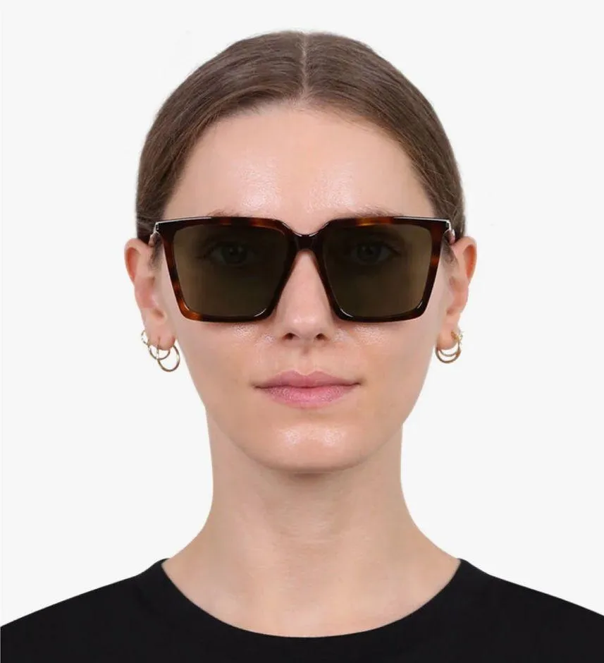 Saint Laurent SL 474 Sunglasses Havana - Image 3