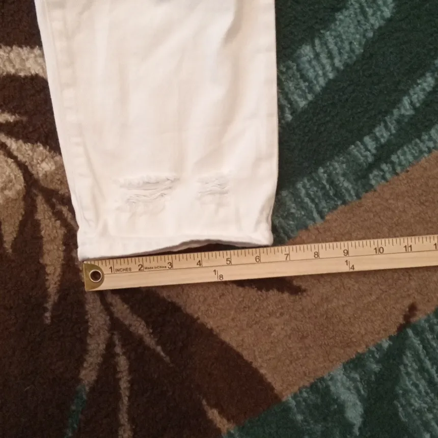 Pistola Presley High Rise Relaxed Roller Super Distressed Front Womens 28 - Image 13