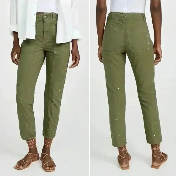 NWT Veronica Beard Arya Straight Carpenter Pants Size‎ 29 - Image 12