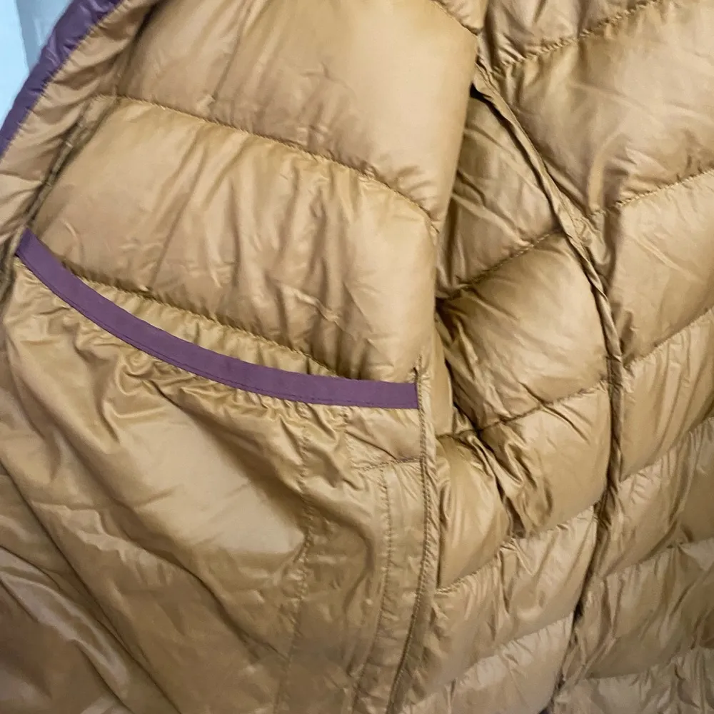 REI COOP puffer blue purple women’s Latge nylon & down Size L - Image 6
