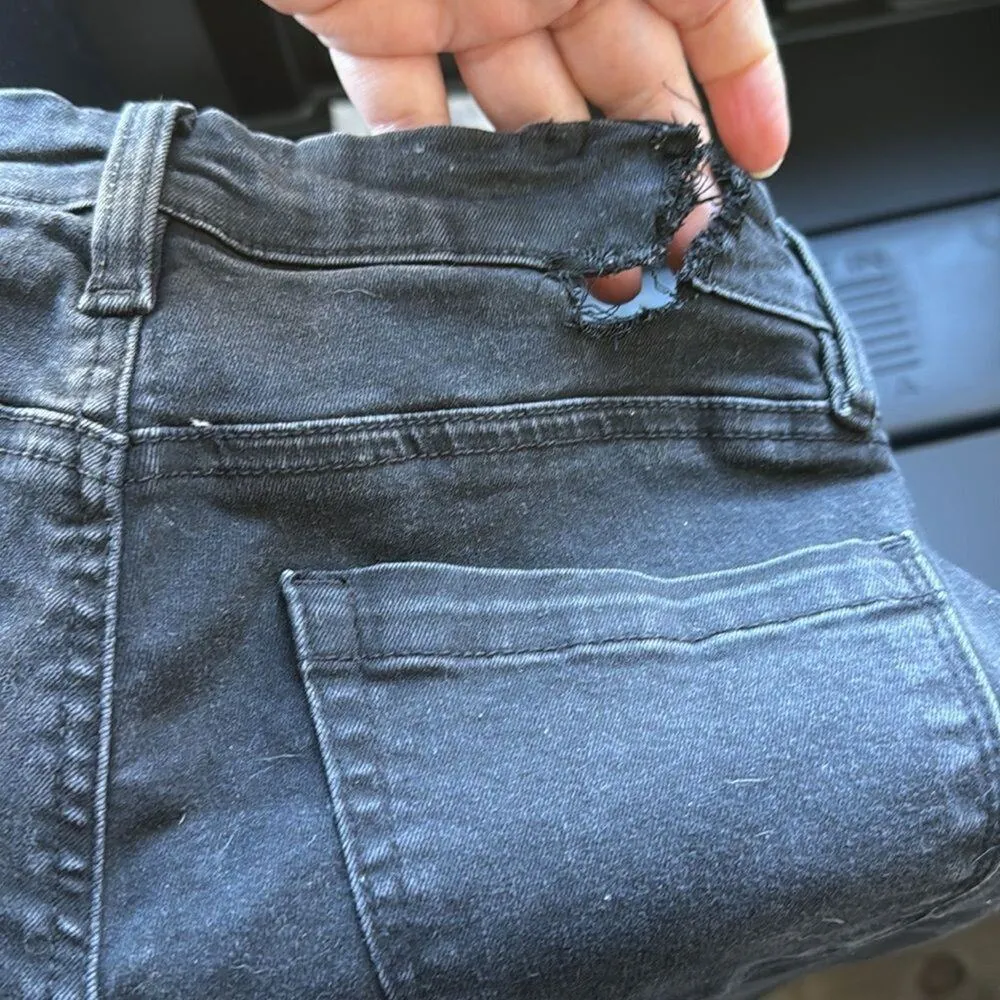 BLANKNYC Rib-cage Wide Leg Ripped Pant Jeans, Size 26, New with Tag MSRP $108 - Image 8