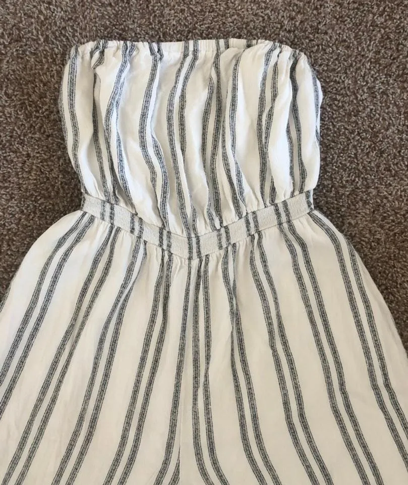Urban Outfitters Striped Flowy Romper  - Image 3
