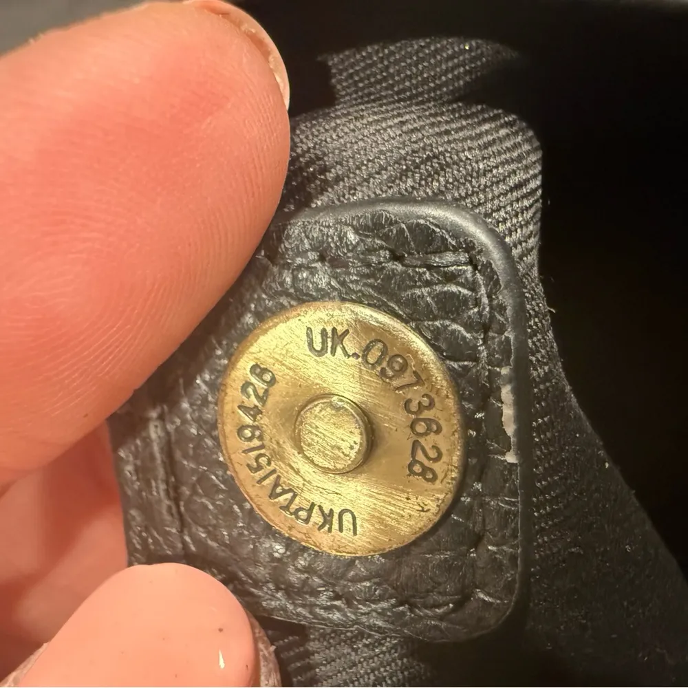 Lucky Brand Coran Pebbled Leather Satchel Crossbody Black - Image 7