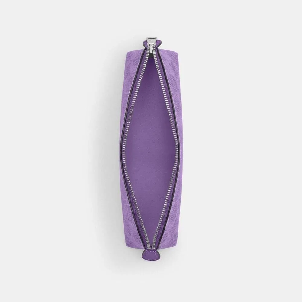 Coach Women's Purple Iris Pencil Case - Image 5