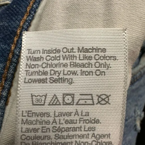 Madewell‎ Women's Perfect Vintage Jean Size 25 Blue Distressed Denim High Rise - Image 10