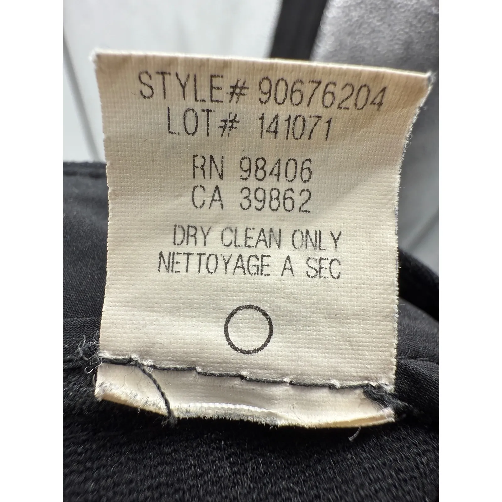 Theory Women Black Straight Leg Dress Pants Size 6 - Image 7