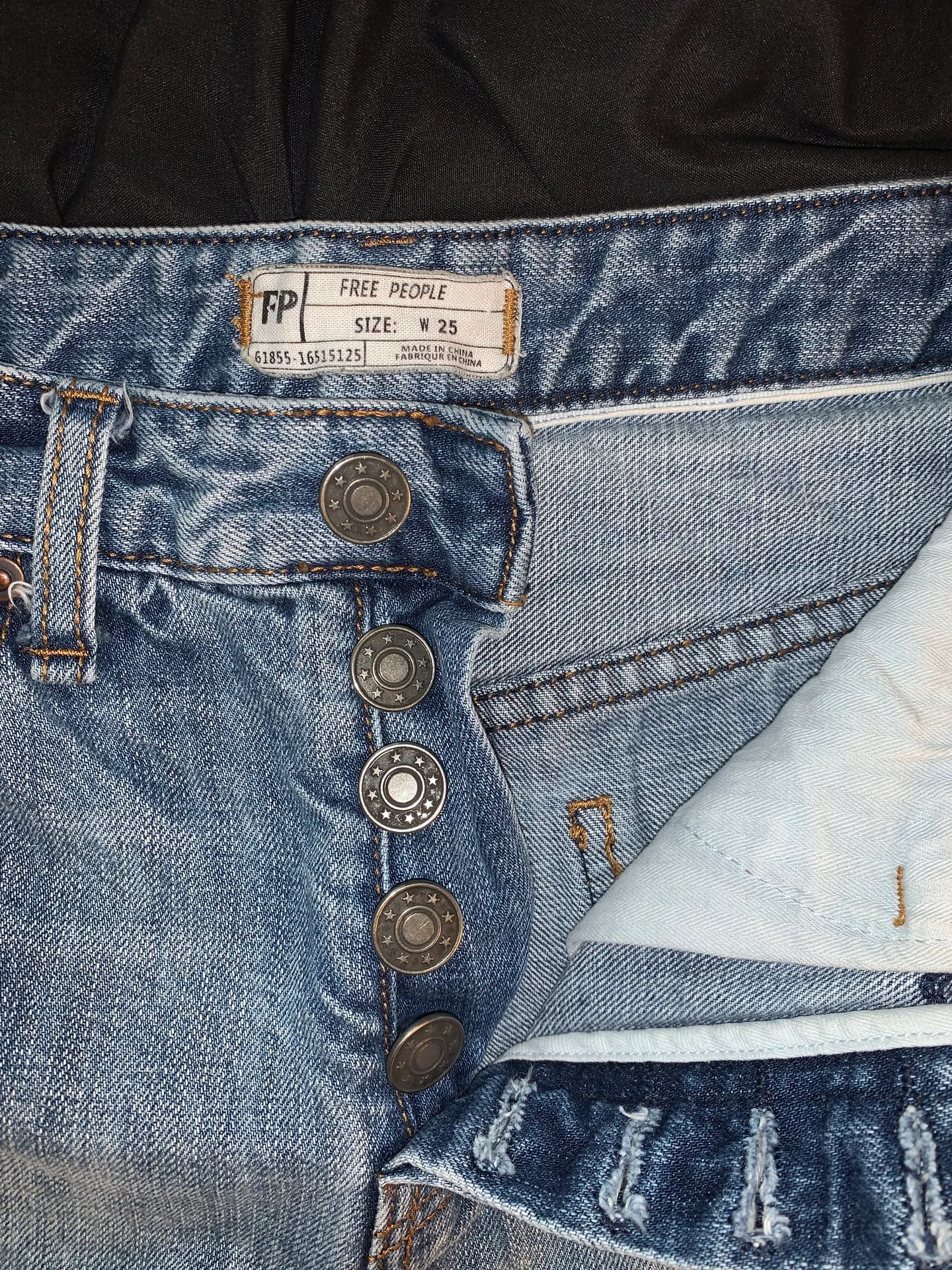 Free People Jean Shorts - Image 3