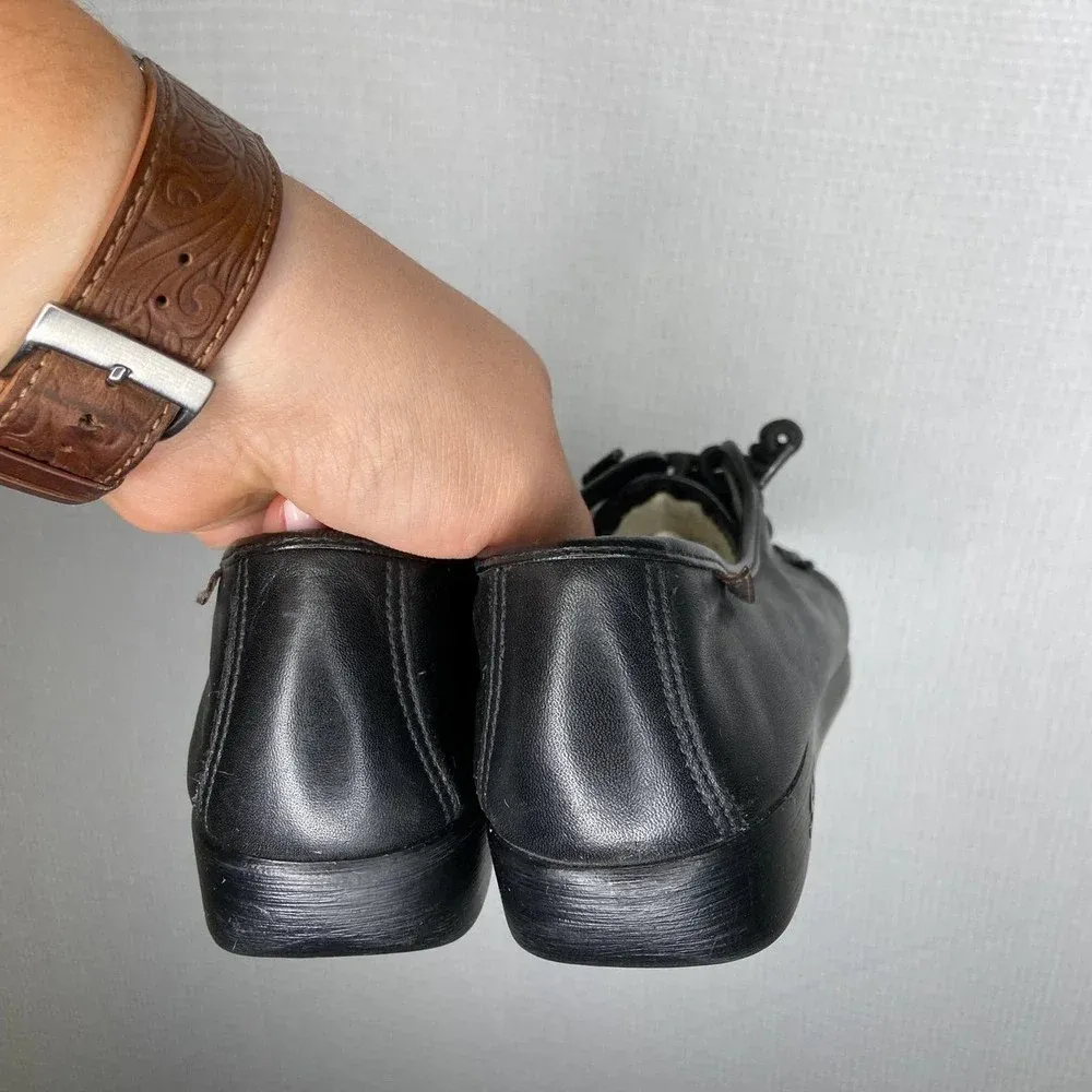 SAS Genuine‎ Black Moccasins Shoes Handsewn Size 9.5 - Image 6