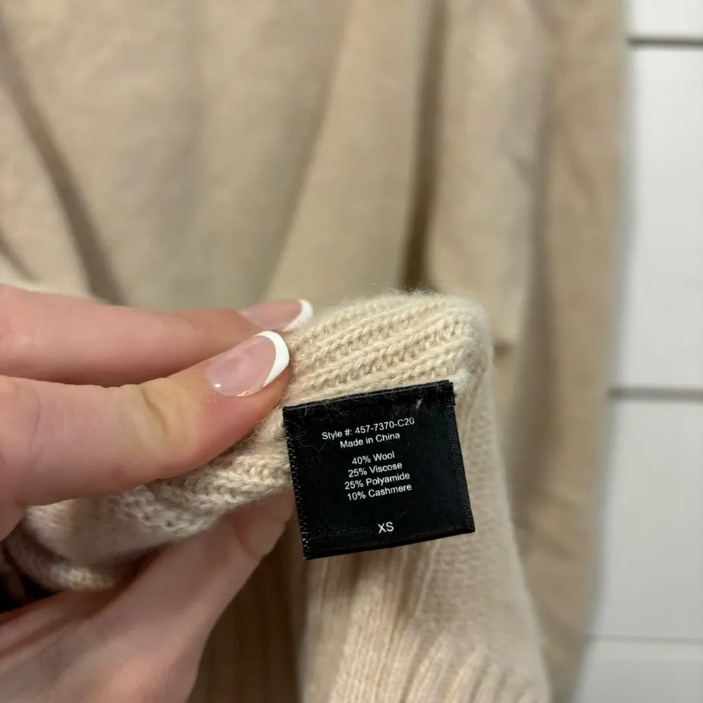 Jenni Kayne Everyday Wool Blend Cardigan Oatmeal - Image 9