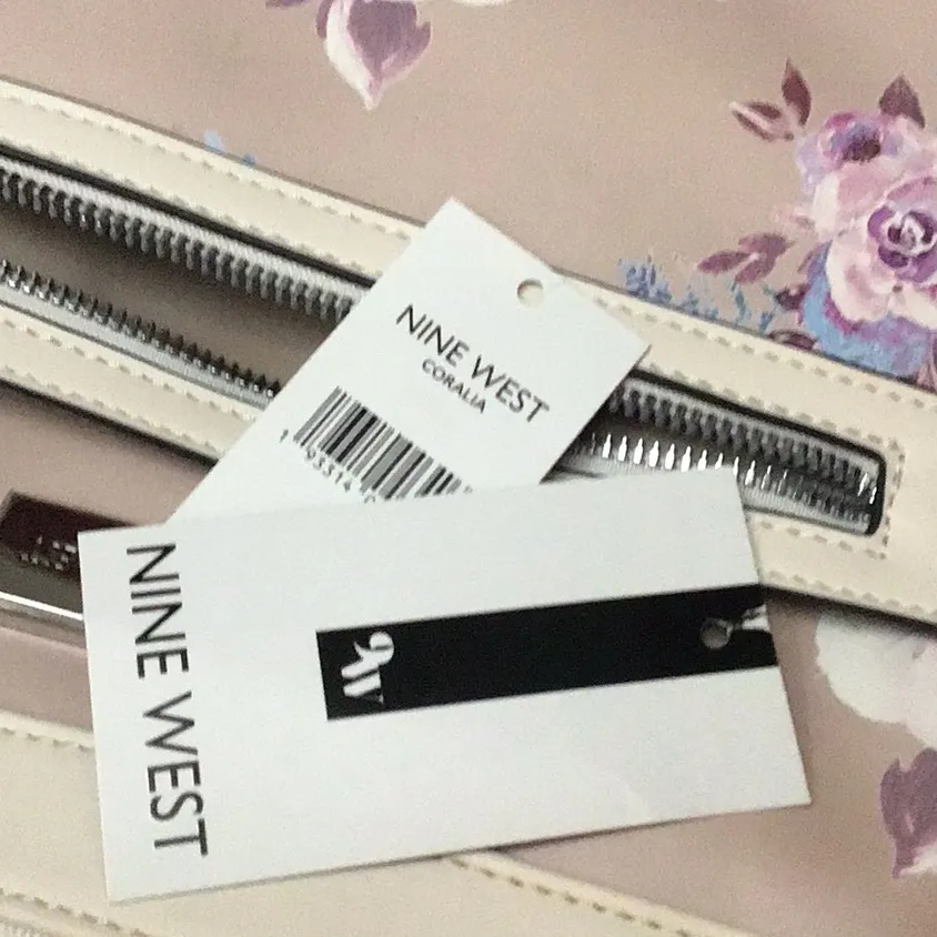 Nine West Floral Crossbody Purse Canvas Coralia Sure Springs Begonia Women’s - Image 7