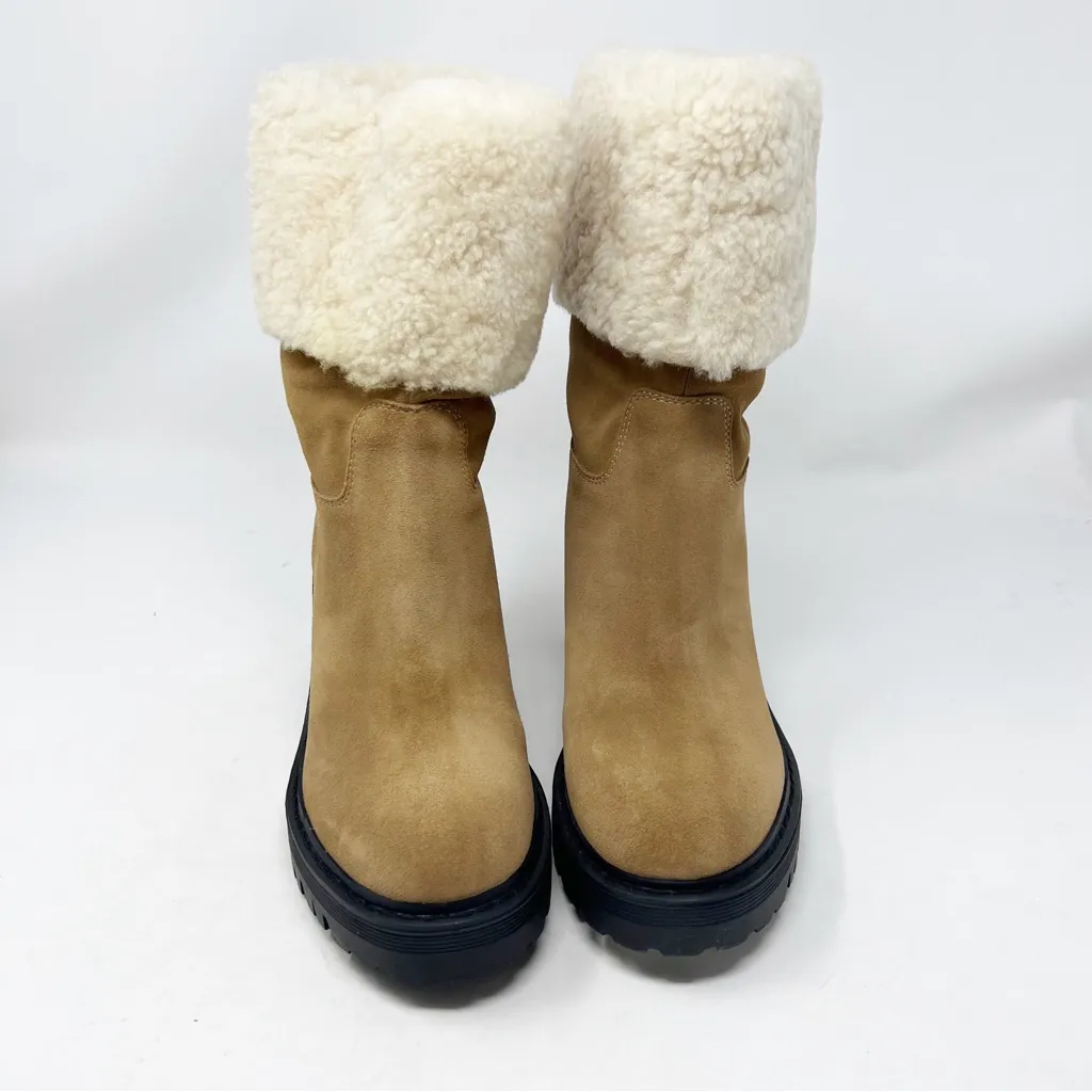 Marc Fisher Willoe Suede Lug Sole Boots - Image 5