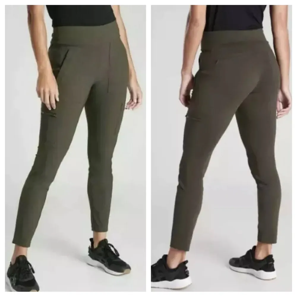 athleta headlands hybrid cargo green pants - Image 8