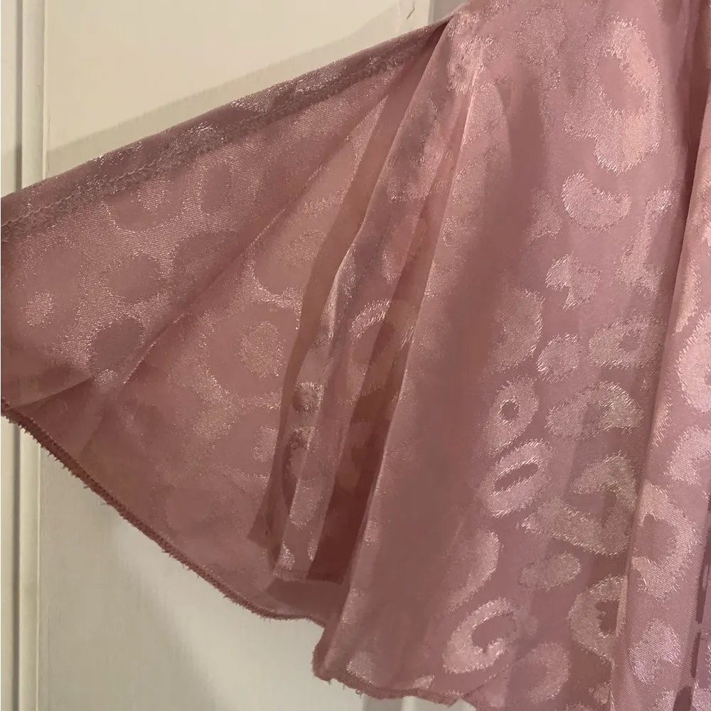 Simplee Apparel Women's Summer Chiffon V Neck Ruffle Maxi SzXL NWT - Image 5