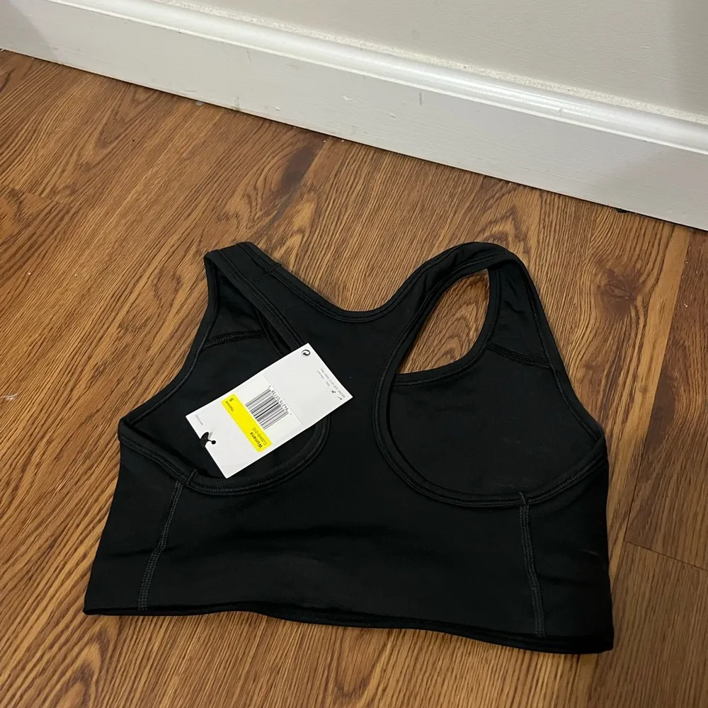 NWT Nike Black Medium Support Non Padded Swoosh 2.0 Sports Bra Size Small - Image 4
