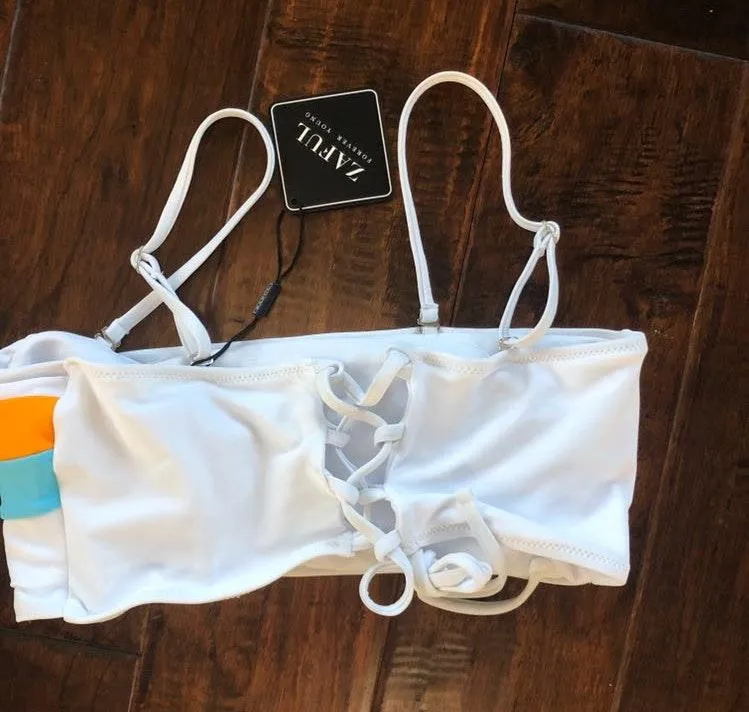 Zaful Striped Bikini Top - Image 2