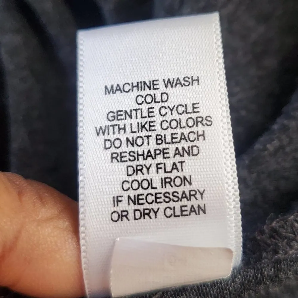Cable & Gauge Gray Turtleneck Tent Top Size L - Image 6
