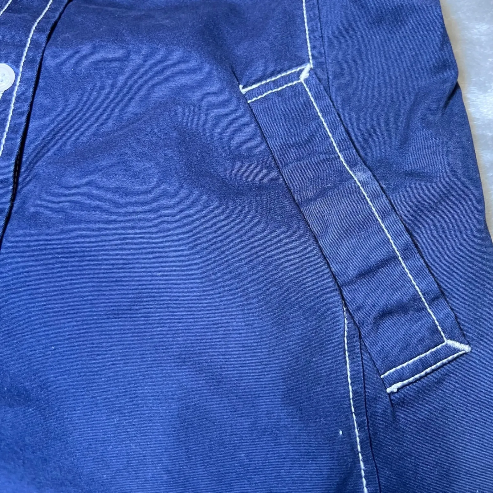 Isaac Mizrahi for Target Dress Womens Small Blue Sleeveless Button Up Collar - Image 7