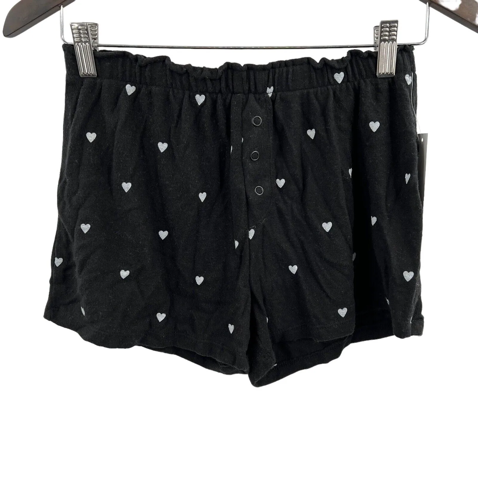 Aqua Slate Pajama Set All Over Hearts New‎ Size Medium - Image 5