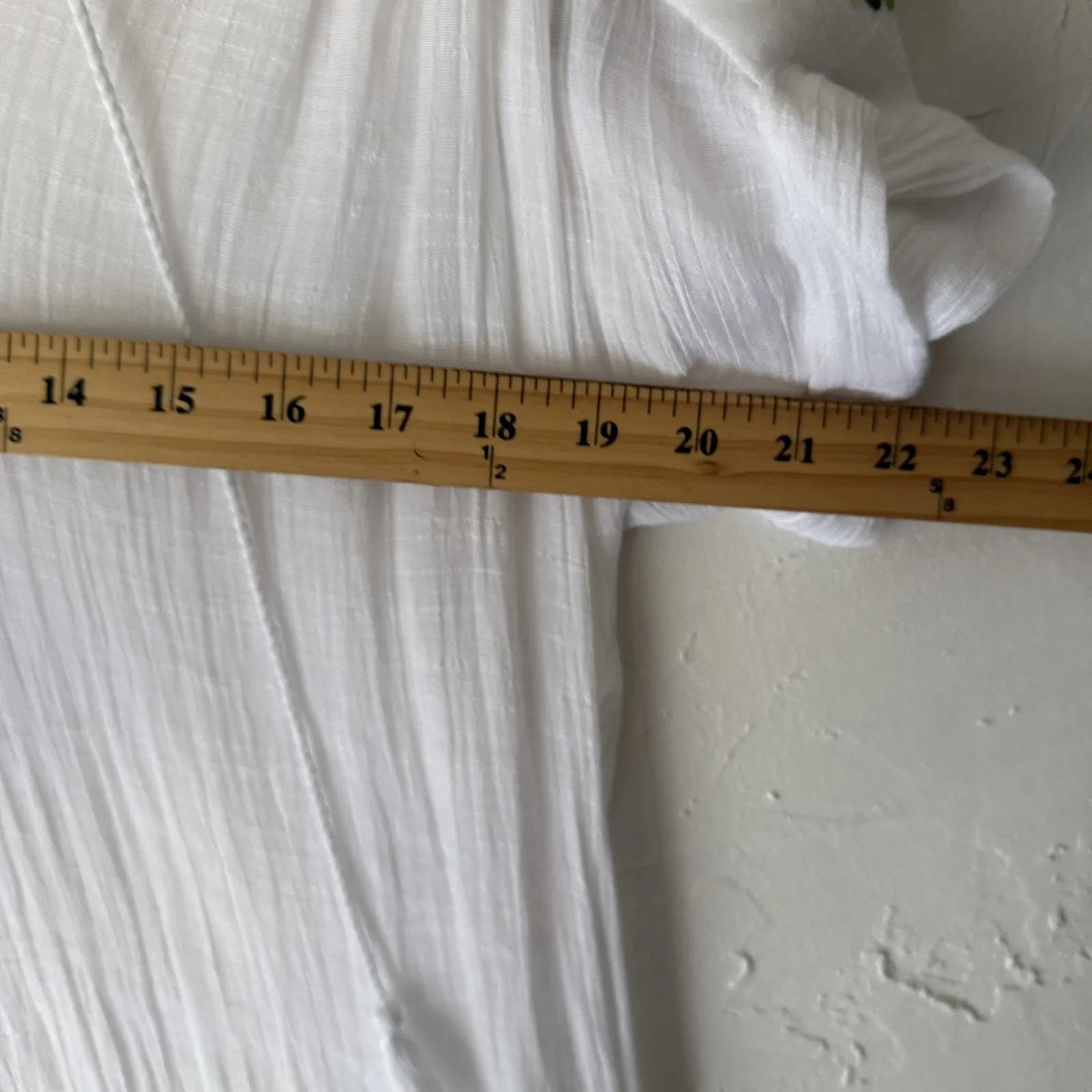 Christopher & Banks Shirt Womens Petite Medium Embroidered Paisley Boho Top - Image 6