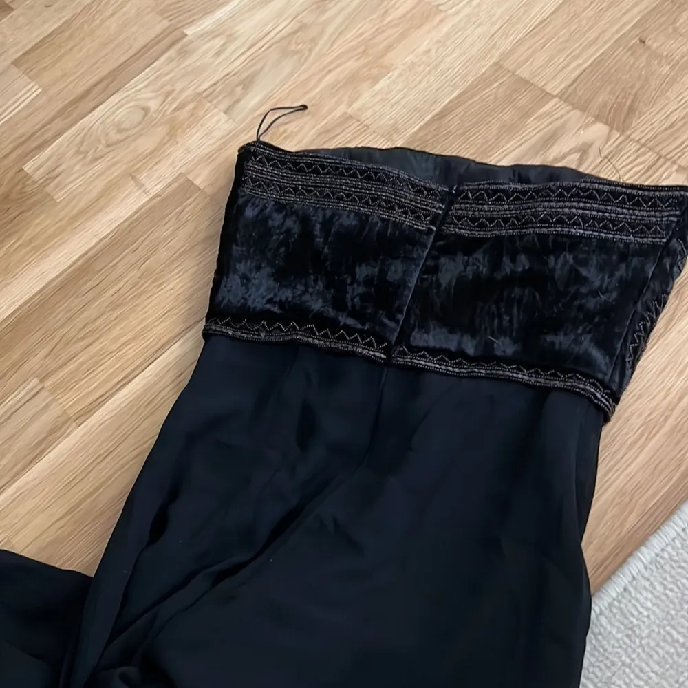 Vintage MaxMara pianoforte velvet beaded silk dress - Image 8