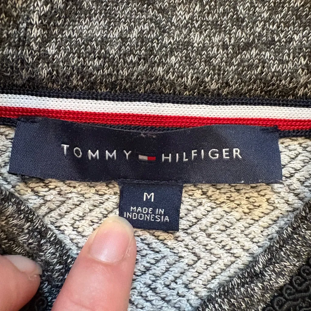 Tommy Hilfiger Tweed Military-Style Jacket | Size M - Image 3