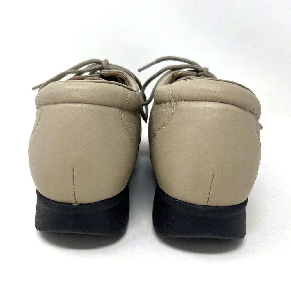 Apex Ambulator Shoes Diabetic‎ Lace Up Leather Walking Tan Neutral Women's 9 - Image 8