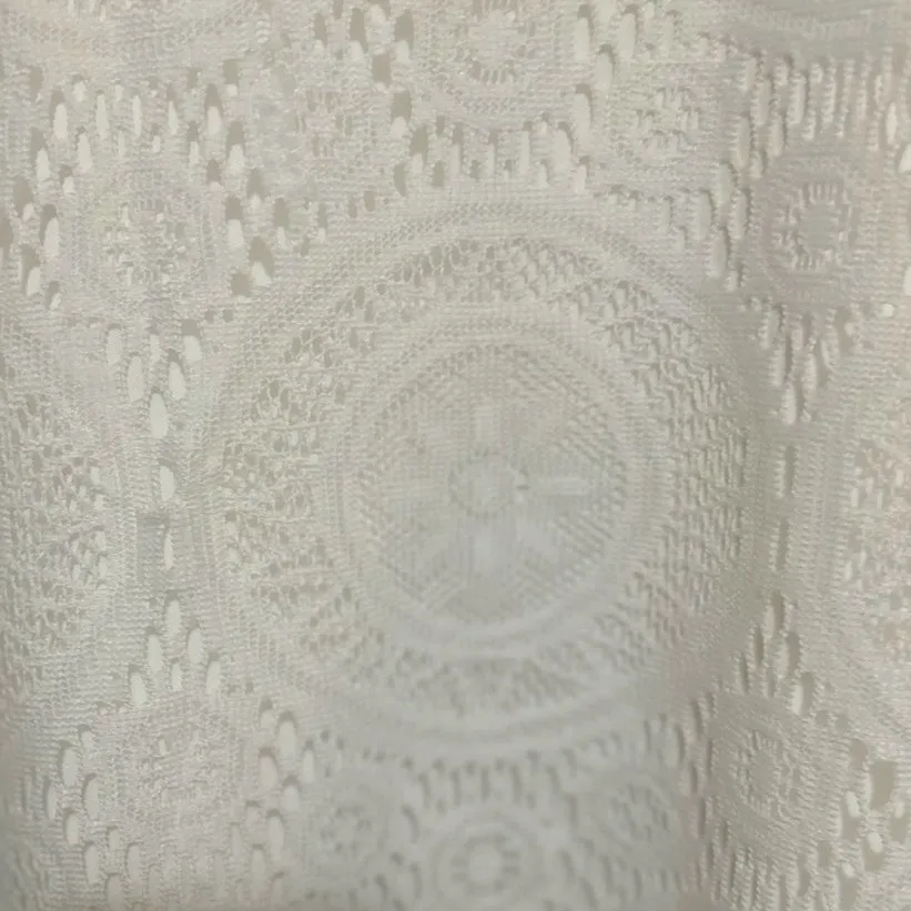 ING+ USA Women's White Long Sleeve‎ Lace Blouse Criss Cross Back Size 1X - Image 3