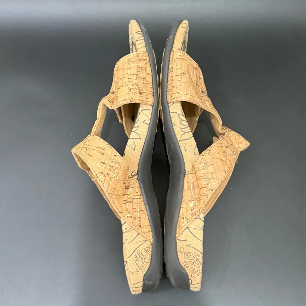 VIONIC Lauren Cork Double Adjustable Straps Slip On Comfortable Sandals Size 8 - Image 8
