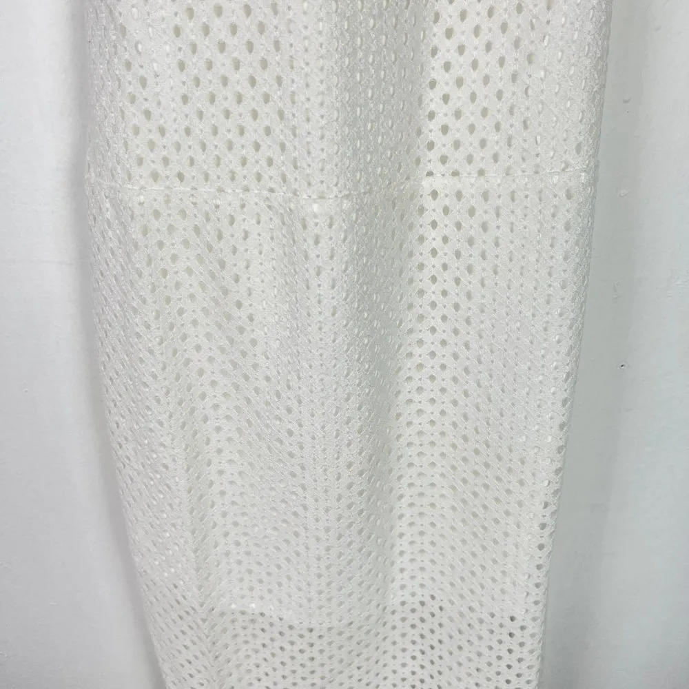 NWT Line & Dot Spring Life Apron Dress Eyelet Criss Cross Back Size XS NEW - Image 4