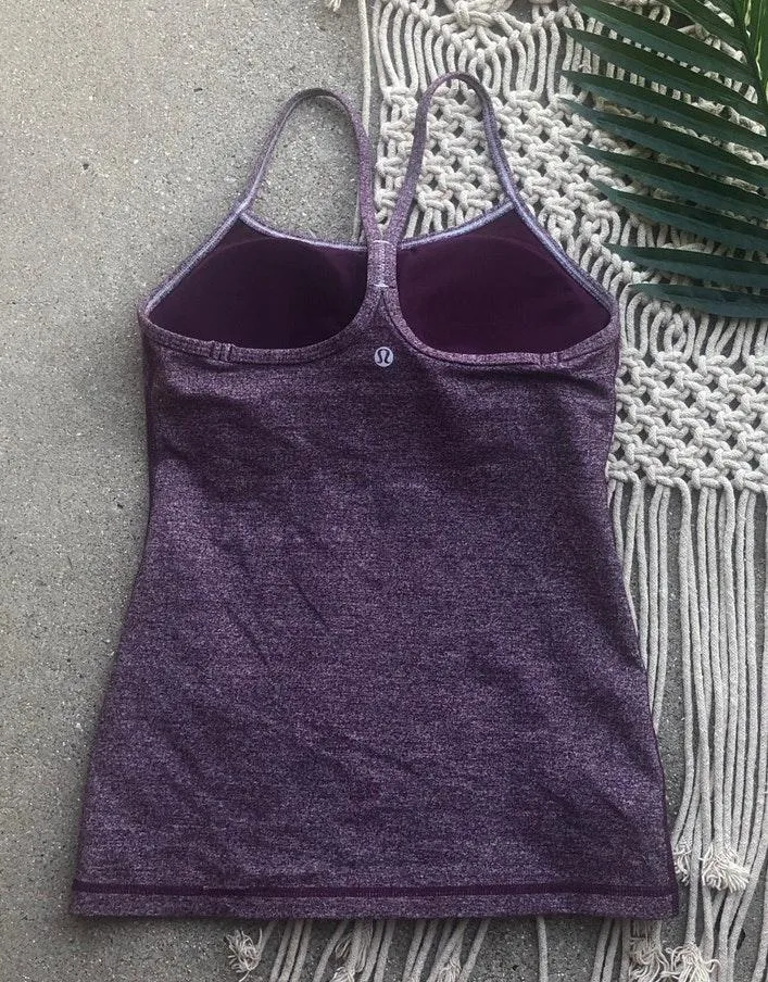 Lulu Heathered Plum Tank Top - Image 5