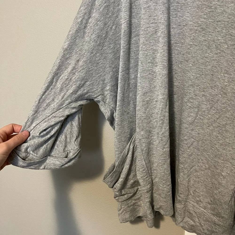 Christopher & Banks Long Sleeve Gray Top - Image 4