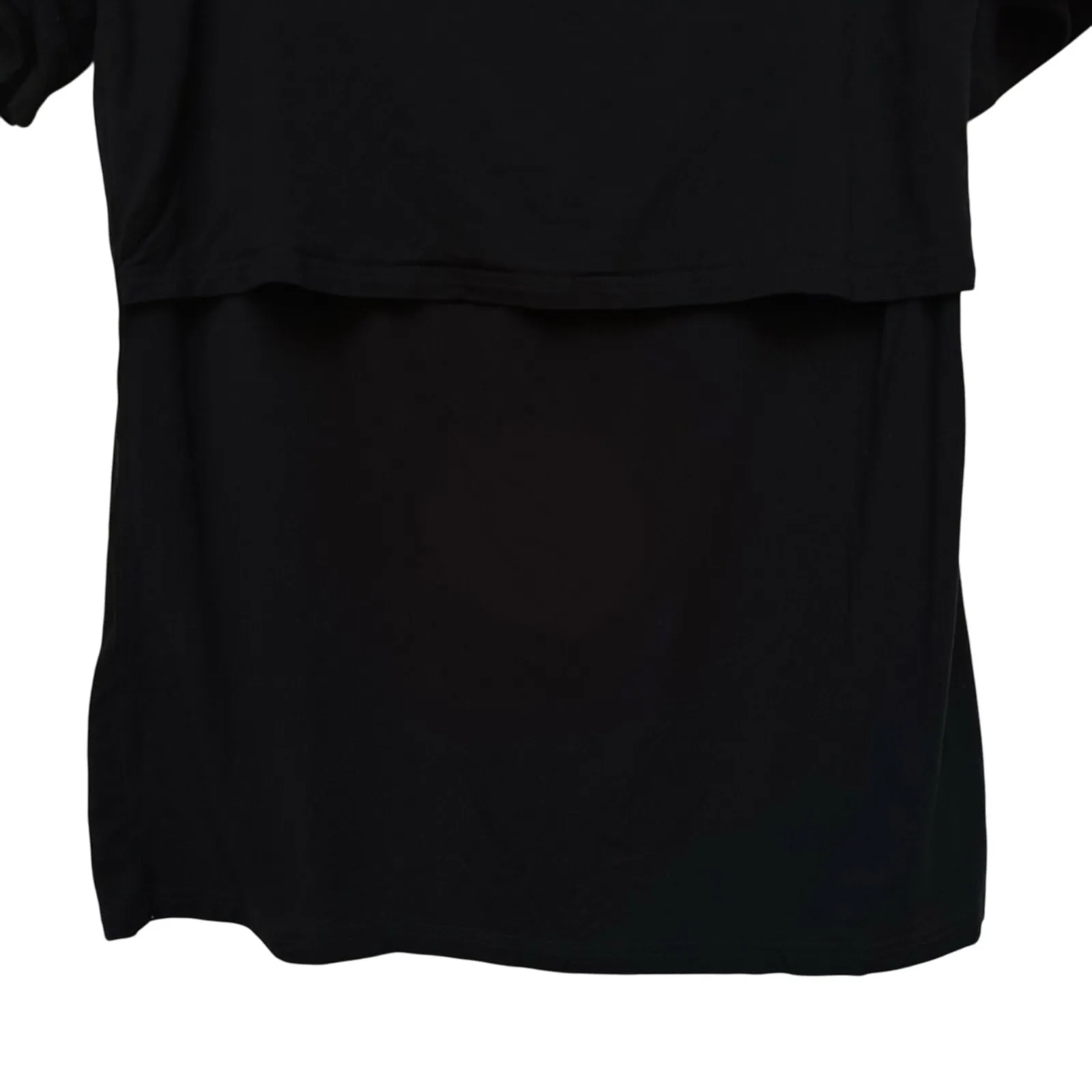 Bearsland Maternity Nursing Black Short Sleeve Tee Medium Size undefined - Image 5