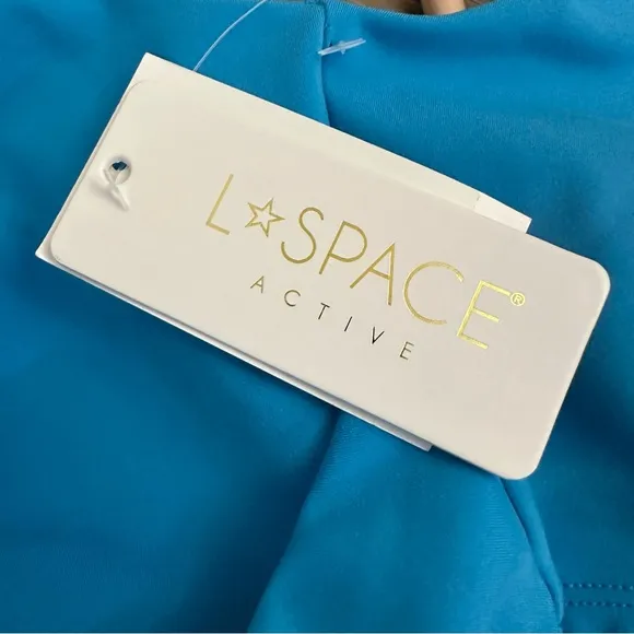 L*Space Twist of Fate Sports Bra Blue‎ NWT Size Small - Image 12