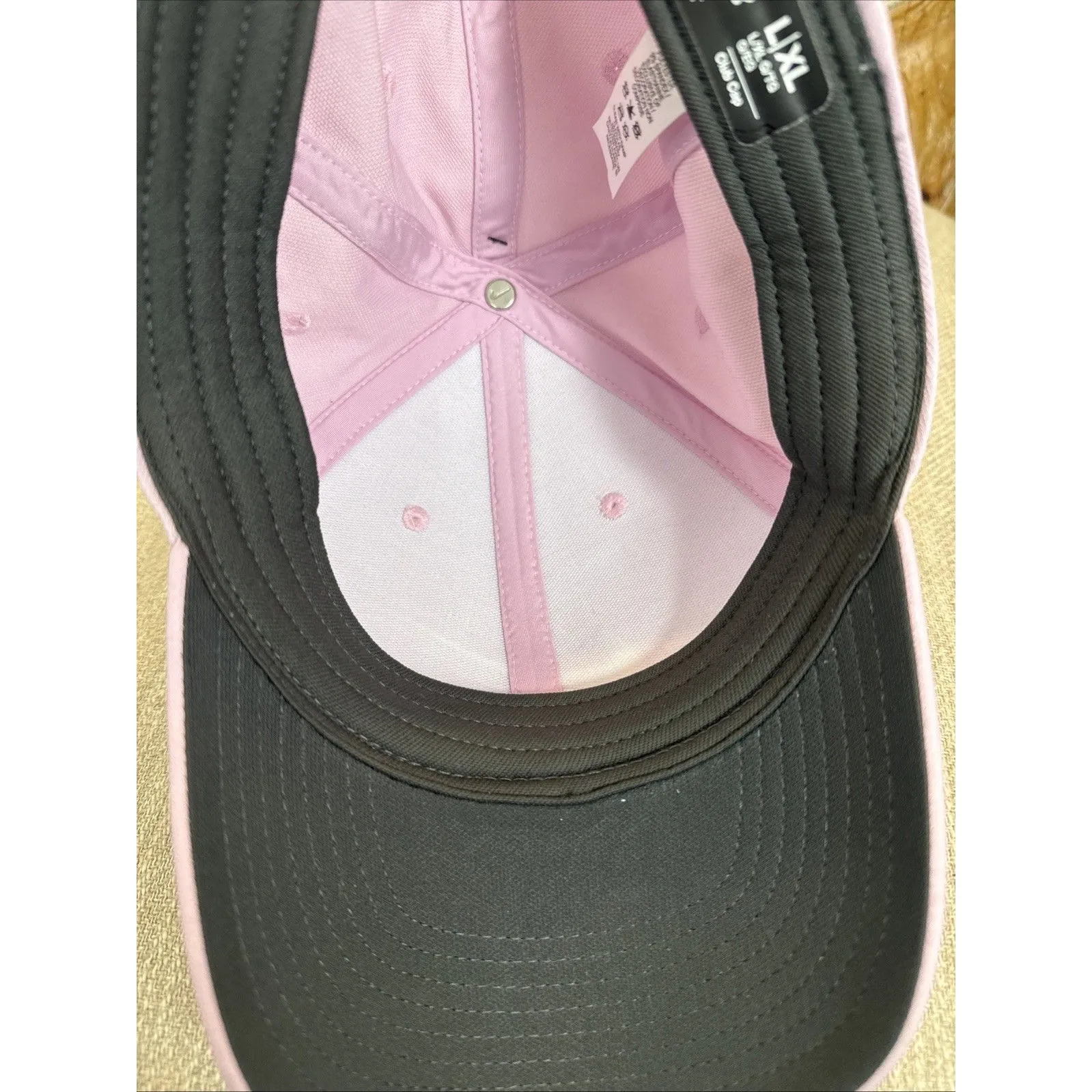 Nike Dri Fit Club Cap Swoosh Adult Golf Hat Lilac  L/XL Adjustable Casual Preppy - Image 9