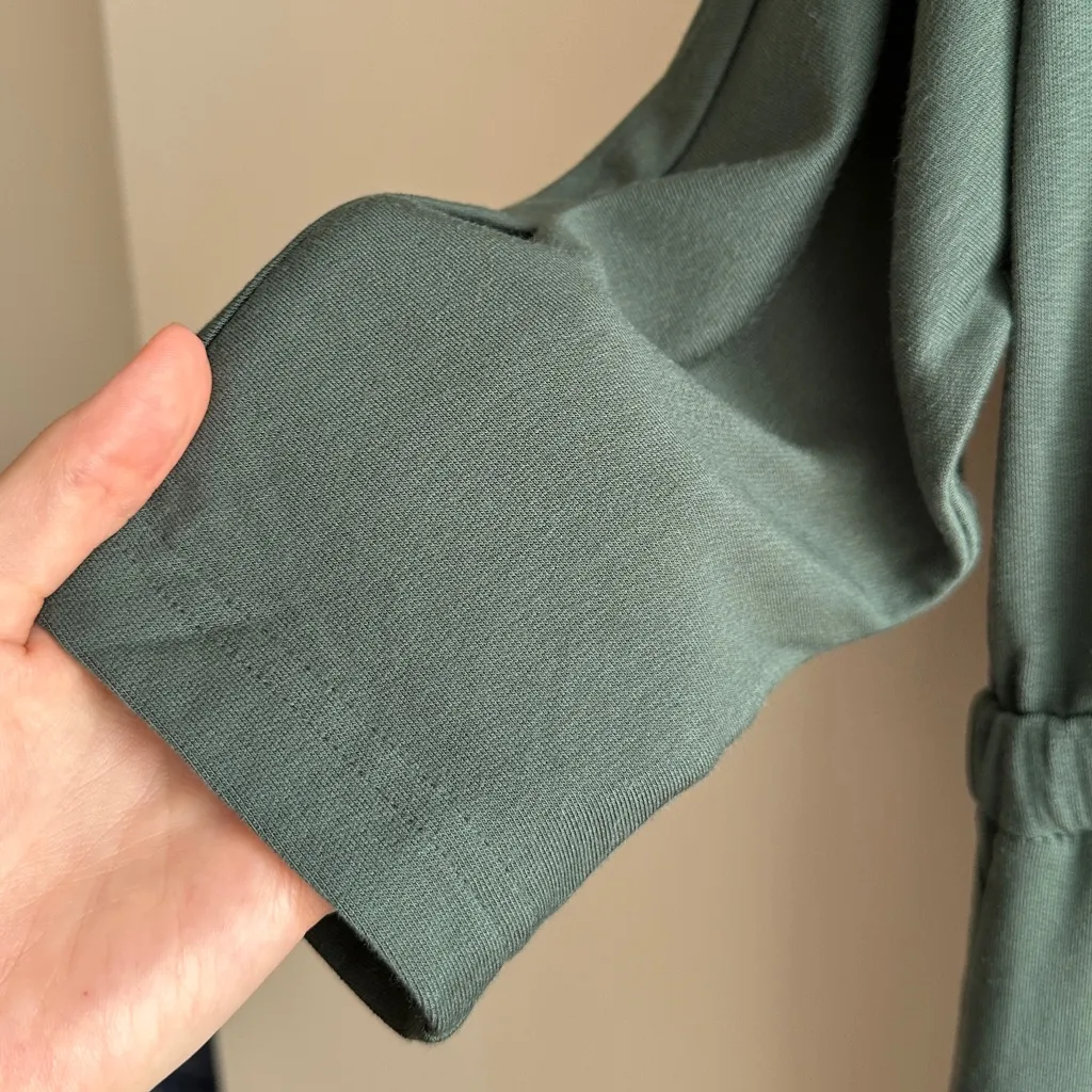 Lou & Grey Signaturesoft 3/4 Sleeve Column Dress, Green Lagoon, Size XXL - Image 7