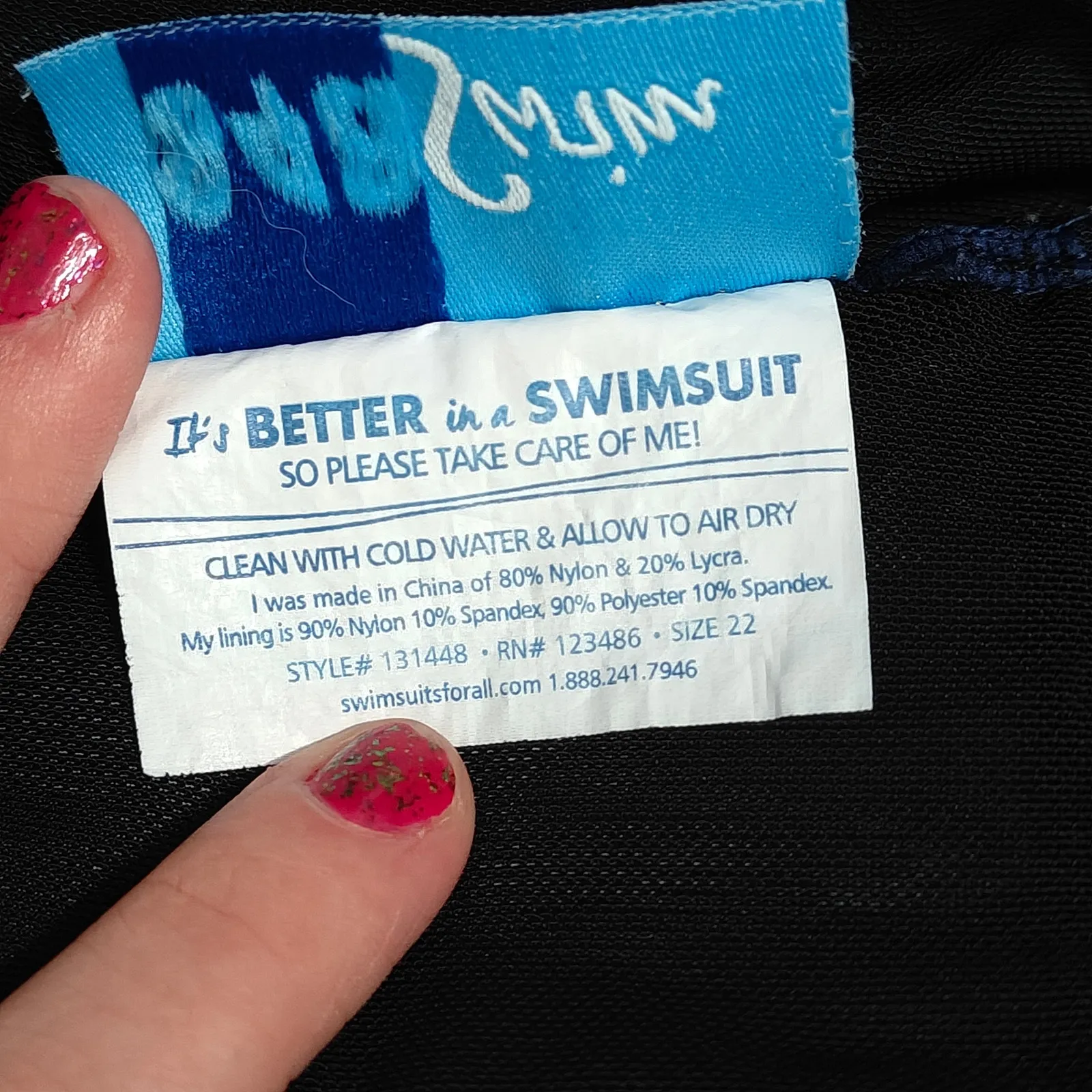 Swimsuits for All Blue Animal Leopard Print Swim Dress Sweetheart Neck Womens 20 Size undefined - Image 4