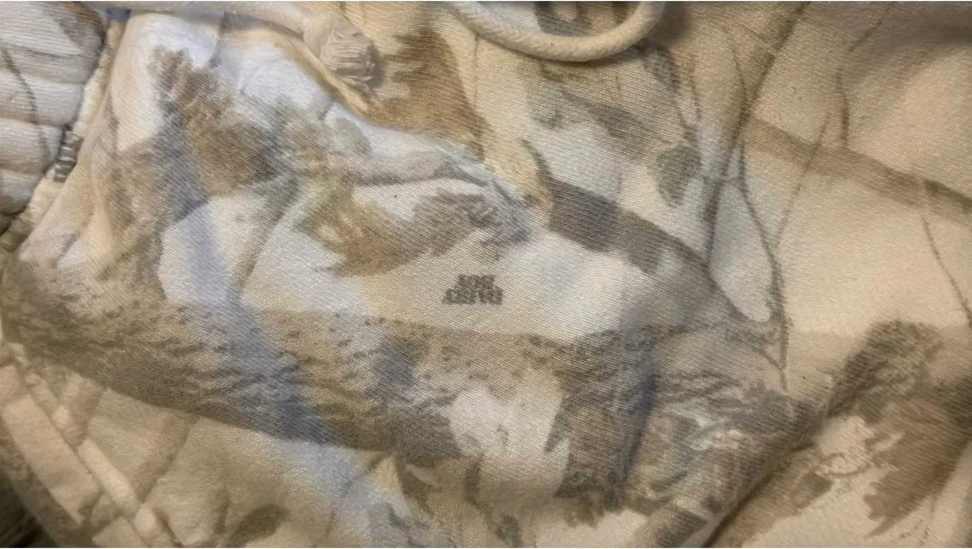 Dairy boy woodland camo sweatpant S White - Image 4