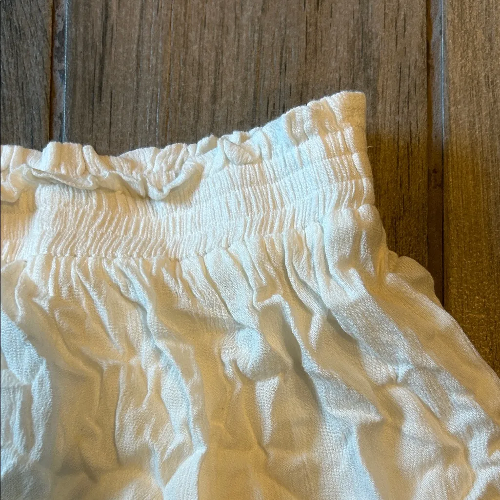 Princess Polly Cream Ruffled Skater Skirt - Image 3
