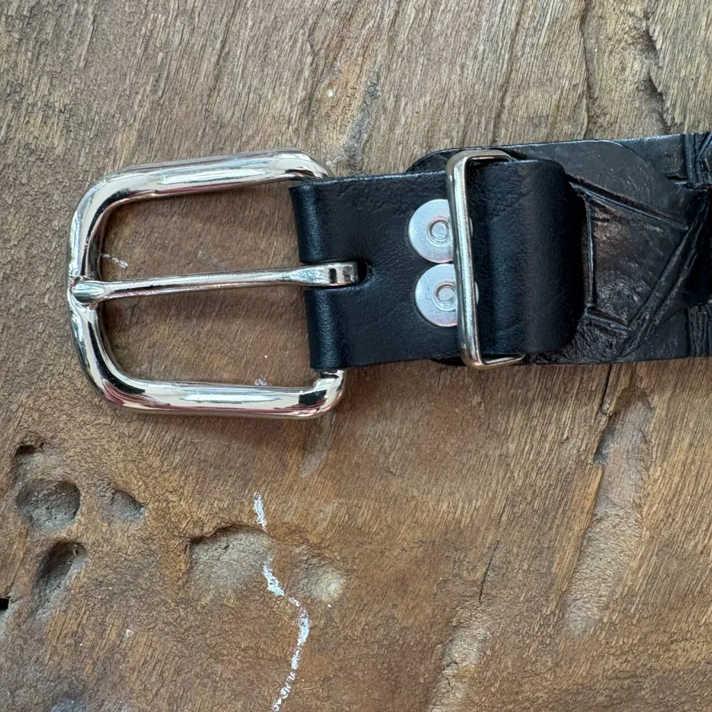 Unbranded black (vegan/faux?) leather 1.5 - Image 4