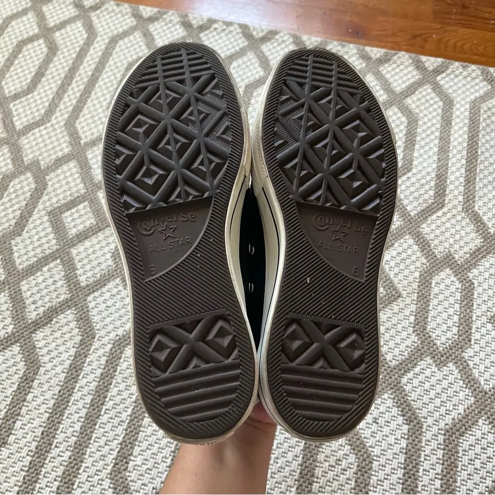 Converse custom chuck taylor all star lift platform canvas  black/ zebra - Image 4