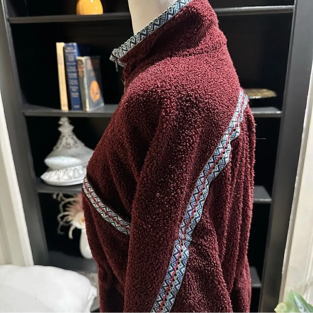 Urban Outfitters Burgundy Oversized Onesie Size Medium RARE ITEM - Image 8