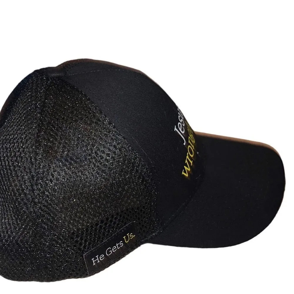 He gets up brand black inspiration cap new Black - Image 3