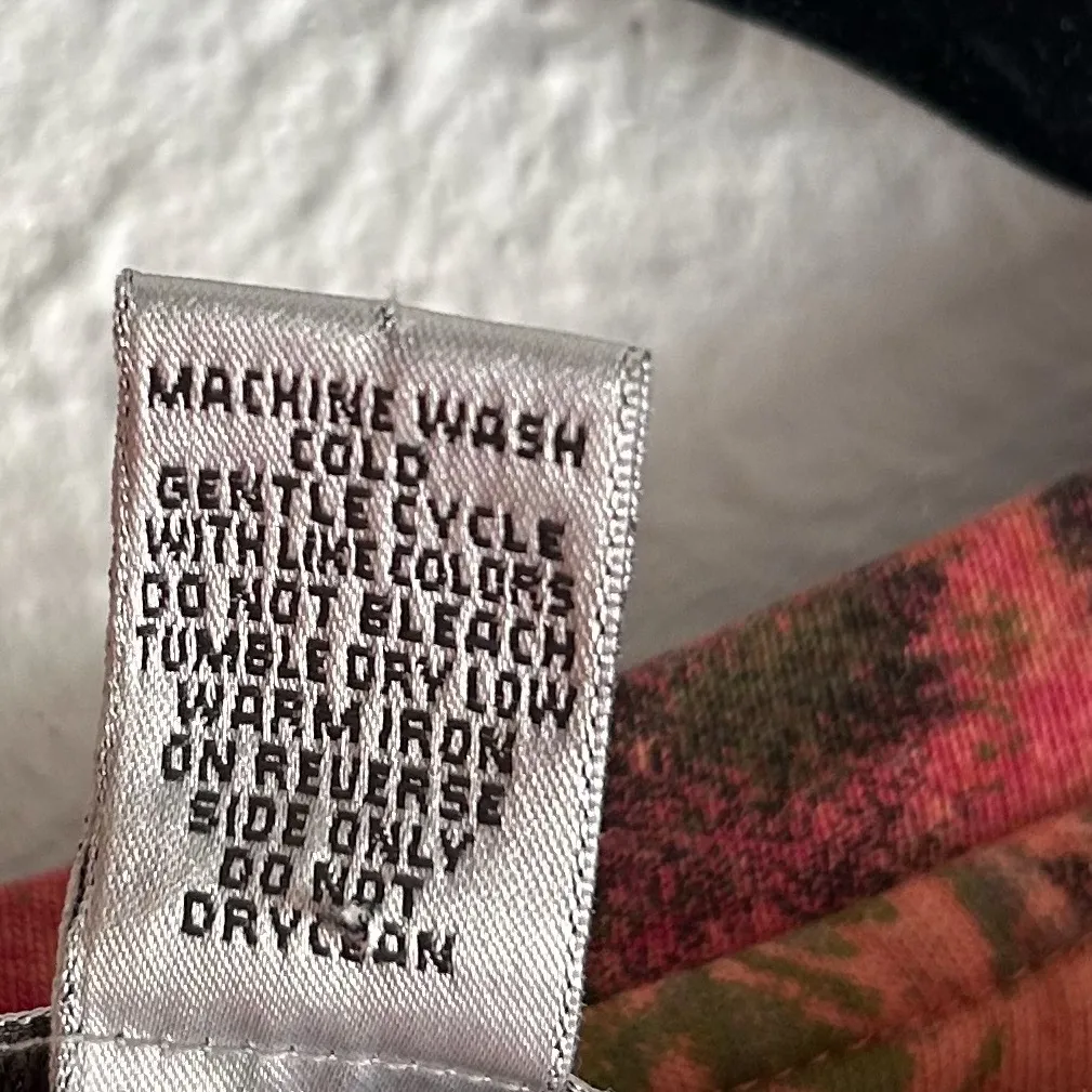 Chico’s Textured Zip Up Jacket 90s Artsy Boho Orange Sz 2 Large - Image 5