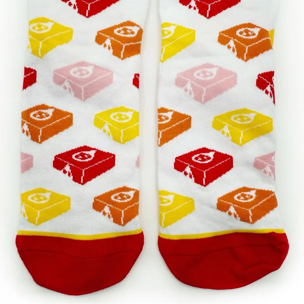 Odd Sox Starburst Candy Crew Socks Mens Womens Fun Novelty Gift Logo Colorful Pink - Image 5