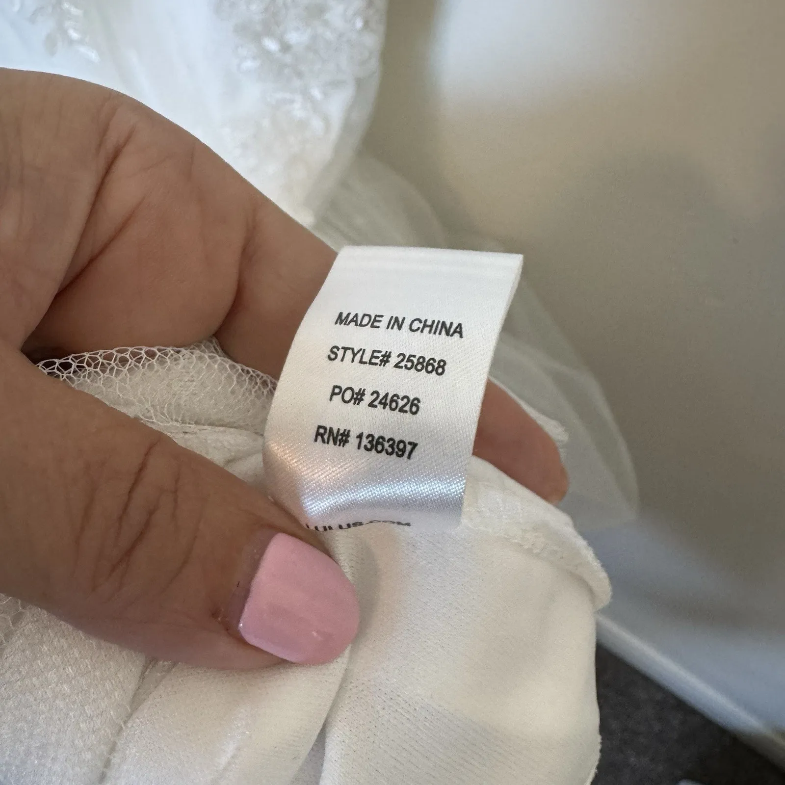 NEW Lulus White Embroidered Lace ,Tulle Mermaid Maxi Dress Sleeveless Size Small - Image 14