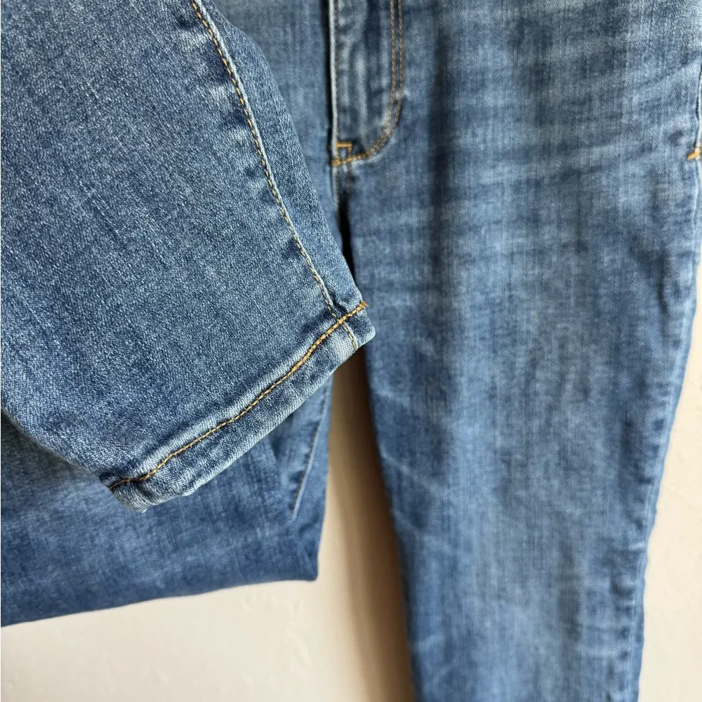Anthropologie Pilcro Letterpress Blue High Rise Denim Legging Jeans Womens 27 - Image 2