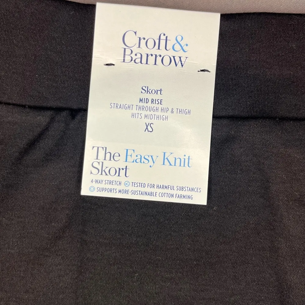Croft & Barrow midrise skort NWT size XS - Image 2